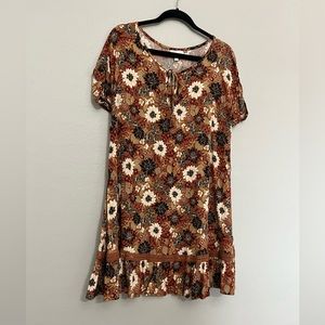 Shyanne western floral dress